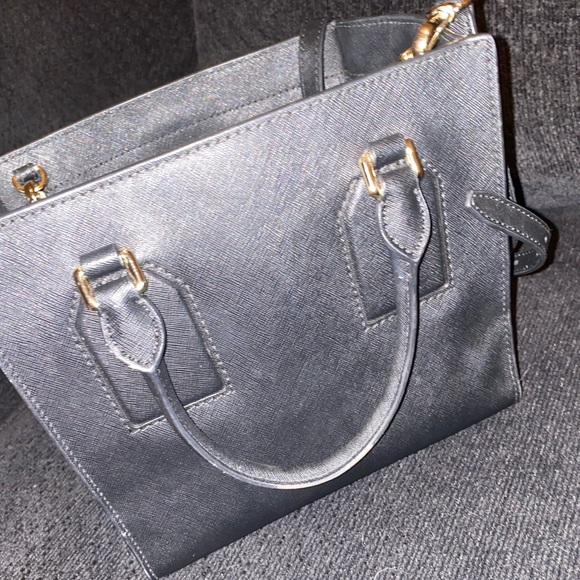 Black Michael Kors box purse. - Picture 3 of 4